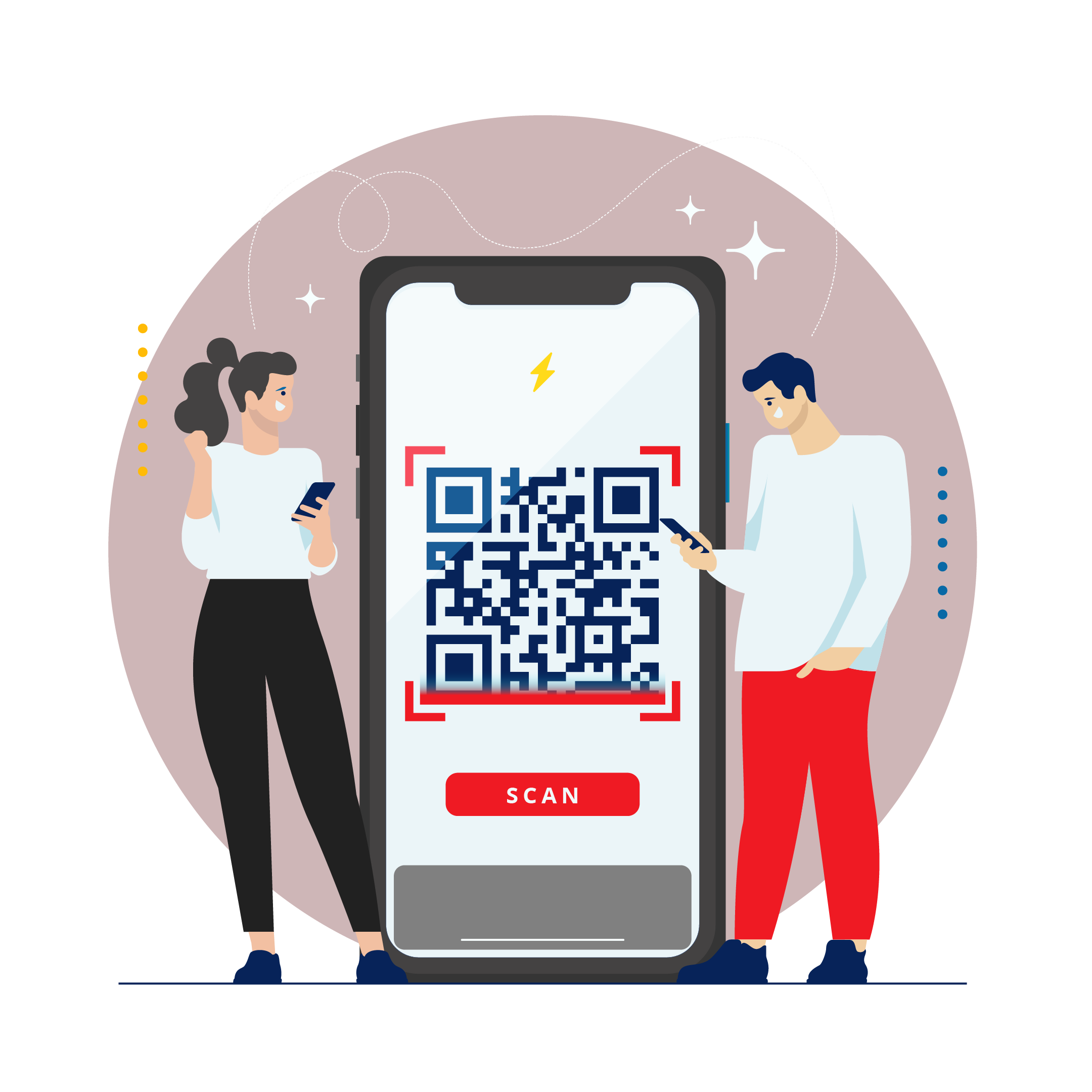 How do I use QR codes to accept payments?